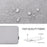 CANVASARTISAN L25-53 Business Style Anti-Scratch Carry Case for 14 inch Laptops Sleeve Bag Shockproof Notebook Protector - Light Grey - 6