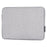 CANVASARTISAN L25-53 Anti-Scratch Sleeve Bag for 15 inch Laptops Carry Case Shockproof Notebook Zippered Storage Bag - Light Grey - 3