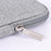CANVASARTISAN L25-53 Anti-Scratch Sleeve Bag for 15 inch Laptops Carry Case Shockproof Notebook Zippered Storage Bag - Light Grey - 7