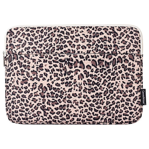 CANVASARTISAN H31-11 Shockproof Portable Carry Case for 11-inch Laptops Scratch Resistant Storage Bag Leopard Printed Waterproof Sleeve Bag - Yellow - 2
