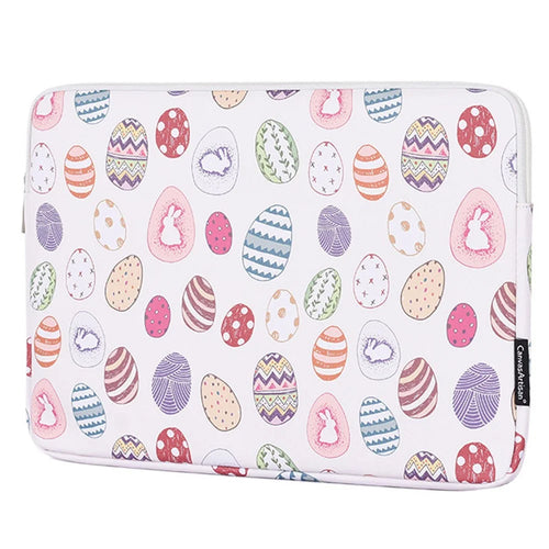 CANVASARTISAN G52-01 Waterproof PU Leather + Soft Lining Patterned Laptop Protective Sleeve Bag for 11-inch Notebook - 1