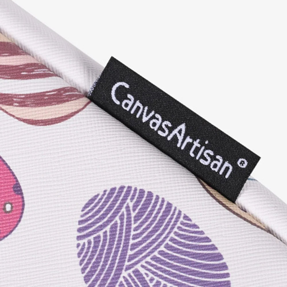 CANVASARTISAN G52-01 Waterproof PU Leather + Soft Lining Patterned Laptop Protective Sleeve Bag for 11-inch Notebook - 3