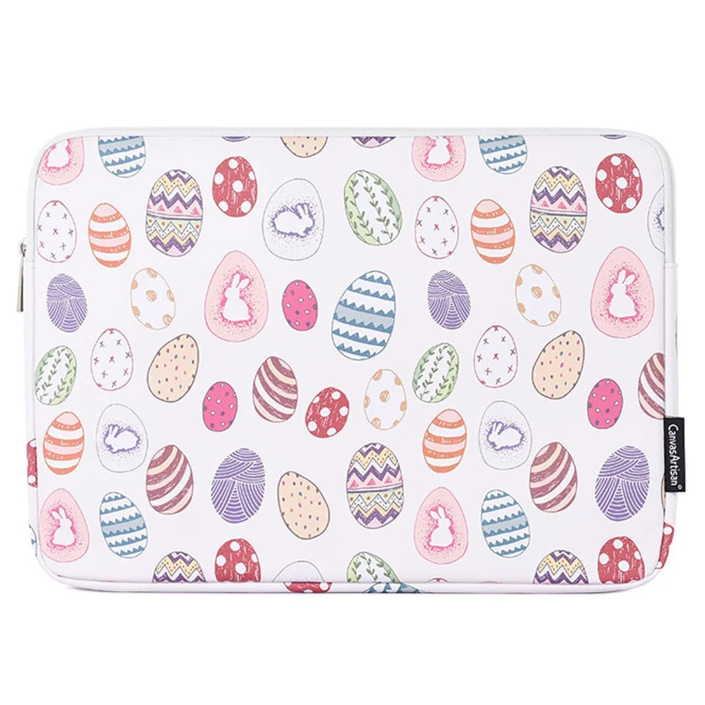 CANVASARTISAN G52-01 Waterproof PU Leather + Soft Lining Patterned Laptop Protective Sleeve Bag for 11-inch Notebook - 7