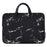 CANVASARTISAN H32-B01 Marble Pattern 15-inch Zipper Laptop Bag Computer Notebook Carrying Pouch Handbag - Black - 1