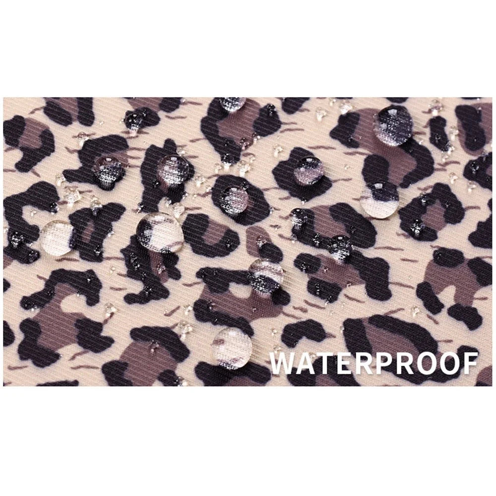 CANVASARTISAN H31-B01 13" Leopard Printing Pattern Laptop Sleeve Zipper Closure Sturdy Handle Notebook Computer Cover Bag - Pink - 4