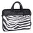 CANVASARTISAN G33-C24 13 inch Laptop Shoulder Bag for MacBook PU Leather Zebra Pattern Zipper Pocket Notebook Computer Pouch Sleeve - 3