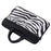 CANVASARTISAN G33-C24 13 inch Laptop Shoulder Bag for MacBook PU Leather Zebra Pattern Zipper Pocket Notebook Computer Pouch Sleeve - 4