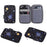 CANVASARTISAN H16-T0121 11-inch Laptop Tablet PU Leather Sleeve Starry Sky Pattern Notebook Zipper Bag with Small Bag - 5