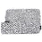 CANVASARTISAN H36-T0121 for 12-inch Notebook Cow Grain Patterned Shock-Absorbed Laptop Protective Sleeve Bag with Small Bag for Extra Storage - 1