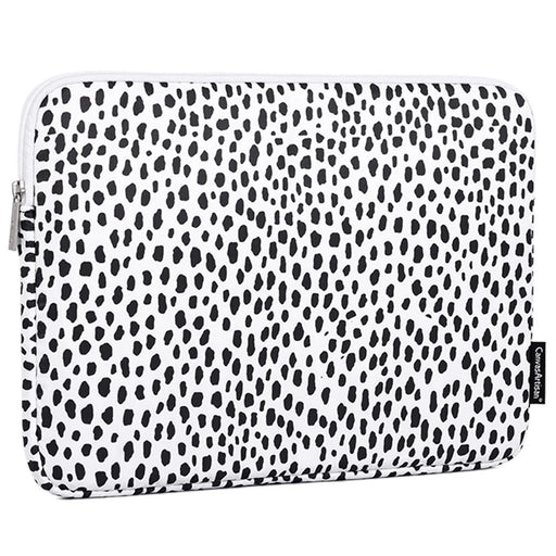 CANVASARTISAN H36-T0121 for 13-inch Notebook Polyester Surface Cow Grain Patterned Laptop Protective Sleeve Bag with Small Bag Storage Bag Set Laptop Accessory - 2