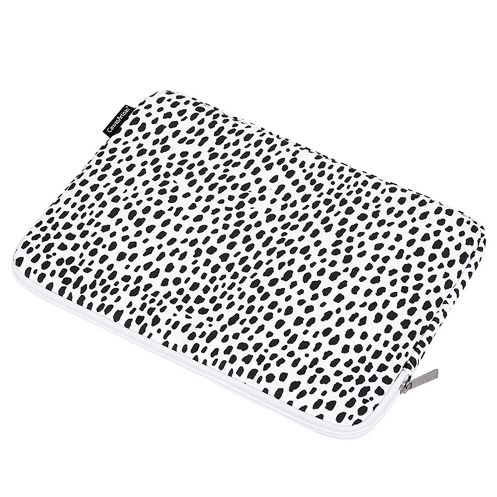 CANVASARTISAN H36-T0121 for 13-inch Notebook Polyester Surface Cow Grain Patterned Laptop Protective Sleeve Bag with Small Bag Storage Bag Set Laptop Accessory - 7
