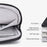 CANVASARTISAN L19-04 12-inch Rhombus Texture Notebook Zipper Bag Waterproof PU Laptop Sleeve - Black - 3