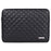 CANVASARTISAN L19-04 Rhombus Texture 15-inch Notebook Laptop Sleeve Cover PU Protective Case - Black - 1