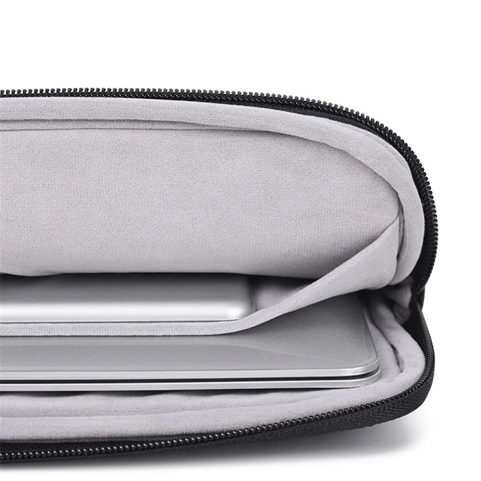 CANVASARTISAN L19-04 Rhombus Texture 15-inch Notebook Laptop Sleeve Cover PU Protective Case - Black - 5