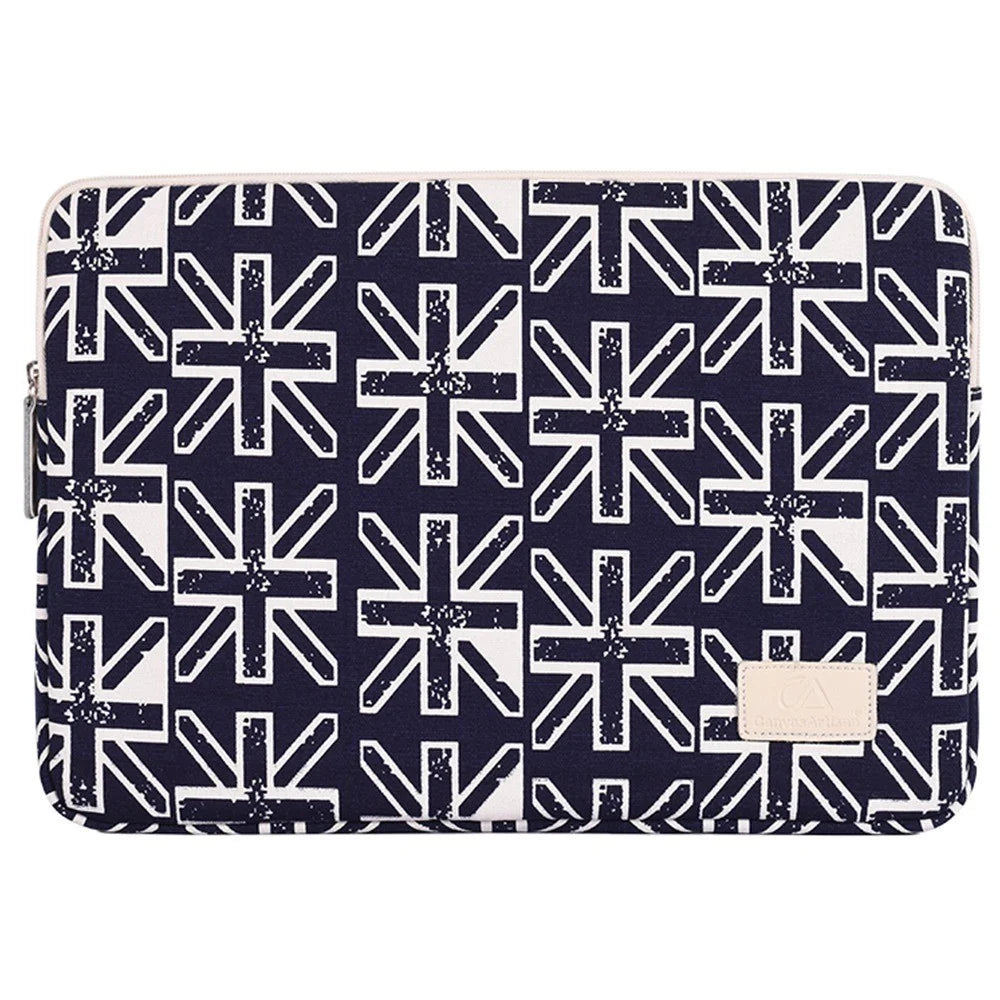 CANVASARTISAN T51 Shockproof Carry Case for 11-inch Laptops Digital Printing Pattern Canvas Storage Bag Portable Sleeve Bag - 1
