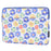 CANVASARTISAN G51-11 15-inch Fashion Flower Printing Laptop Sleeve Bag Portable PU Leather Notebook Zipper Carrying Pouch - 3