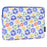 CANVASARTISAN G51-11 15-inch Fashion Flower Printing Laptop Sleeve Bag Portable PU Leather Notebook Zipper Carrying Pouch - 4