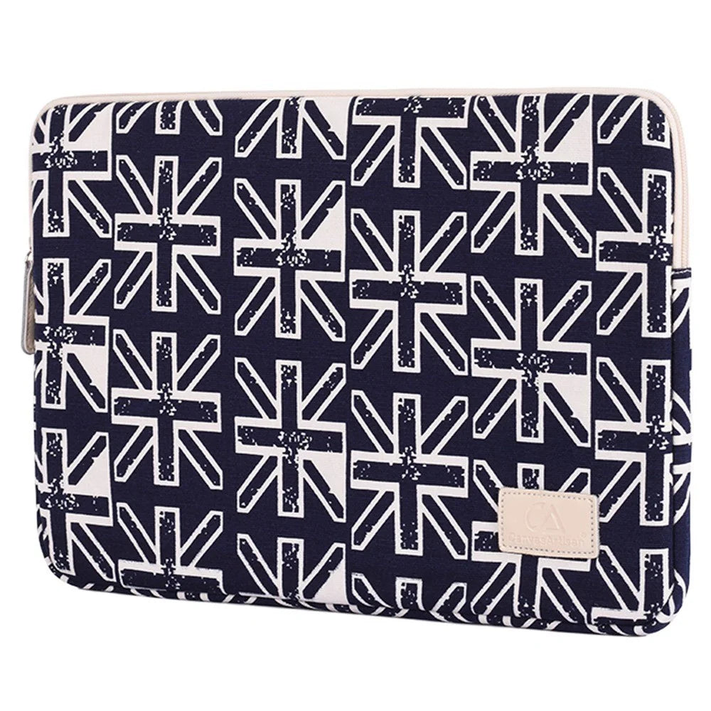 CANVASARTISAN T51 Shockproof Sleeve Bag for 13-inch Laptops Portable Carry Case Digital Printing Pattern Canvas Slim Case - 3
