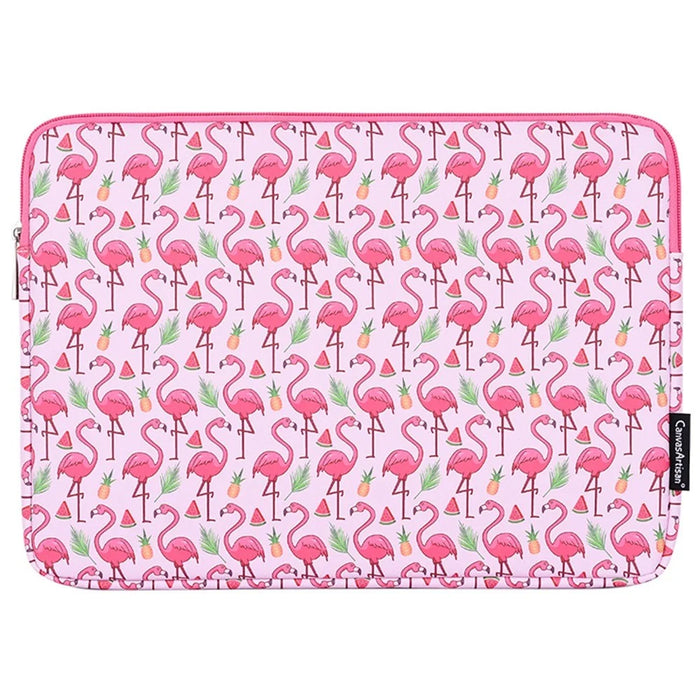 CANVASARTISAN G58-01 Portable Slim Case for 15-inch Laptops Pattern Printed Sleeve Bag Shockproof PU Leather Carry Case - 1
