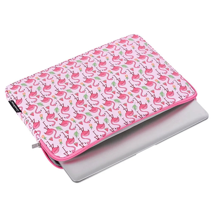 CANVASARTISAN G58-01 Portable Slim Case for 15-inch Laptops Pattern Printed Sleeve Bag Shockproof PU Leather Carry Case - 2