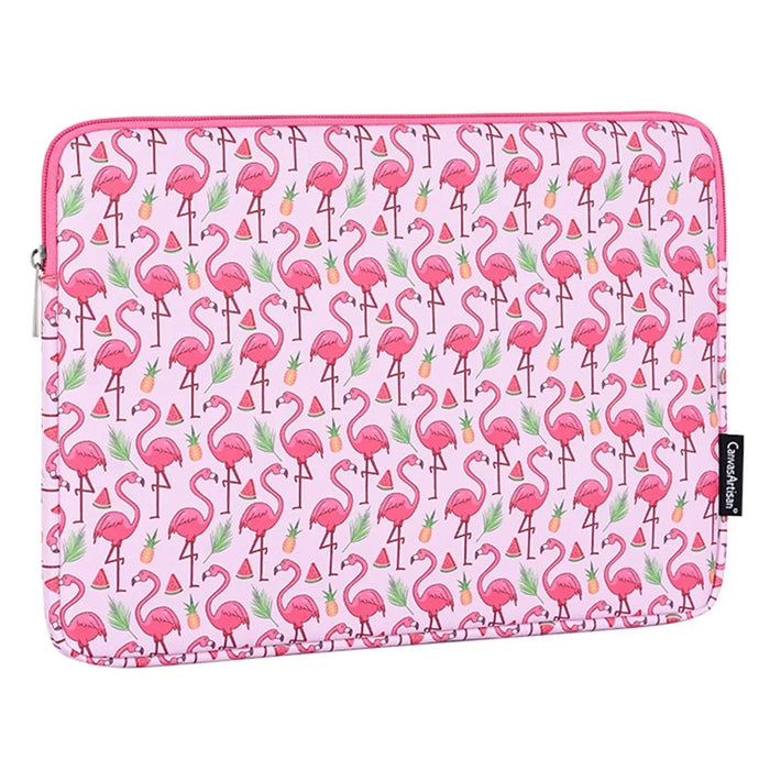 CANVASARTISAN G58-01 Portable Slim Case for 15-inch Laptops Pattern Printed Sleeve Bag Shockproof PU Leather Carry Case - 4