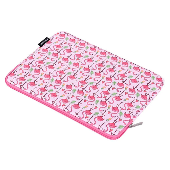 CANVASARTISAN G58-01 Portable Slim Case for 15-inch Laptops Pattern Printed Sleeve Bag Shockproof PU Leather Carry Case - 5