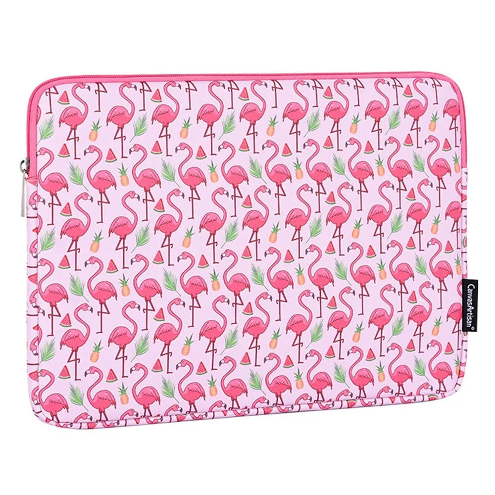 CANVASARTISAN G58-01 Pattern Printed PU Leather Carry Case for 13-inch Laptops Portable Sleeve Bag Shockproof Notebooks Bag - 4