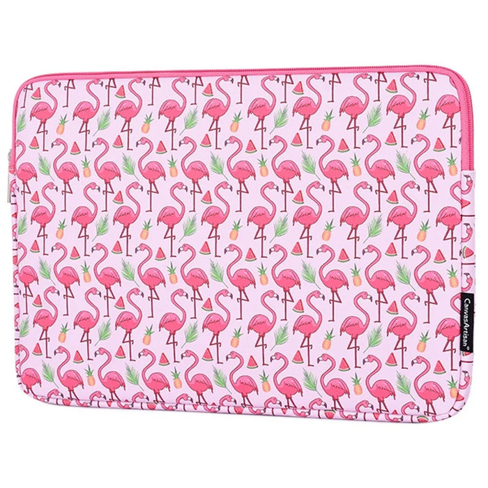 CANVASARTISAN G58-01 Portable Carry Case for 14-inch Laptops Pattern Printed Sleeve Bag Shockproof PU Leather Storage Bag - 3