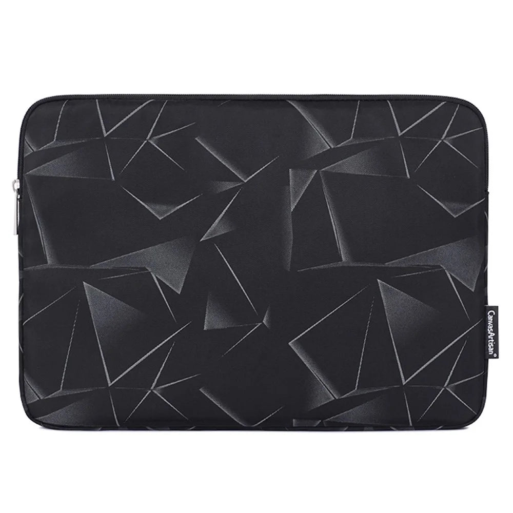 CANVASARTISAN H6-01 Triangle Geometric Printed Sleeve Bag for 11-inch Laptops Portable Carry Case Shockproof Storage Bag - 1