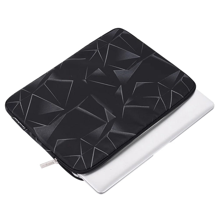 CANVASARTISAN H6-01 Triangle Geometric Printed Sleeve Bag for 11-inch Laptops Portable Carry Case Shockproof Storage Bag - 2