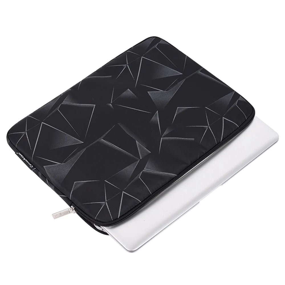 CANVASARTISAN H6-01 Triangle Geometric Printed Portable Sleeve Bag for 13-inch Laptops Shockproof Carry Case Anti-drop Notebooks Bag - 2