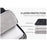 CANVASARTISAN H6-01 Triangle Geometric Printed Shockproof Sleeve Bag for 14-inch Laptops Portable Carry Case Anti-drop Notebooks Bag - 5