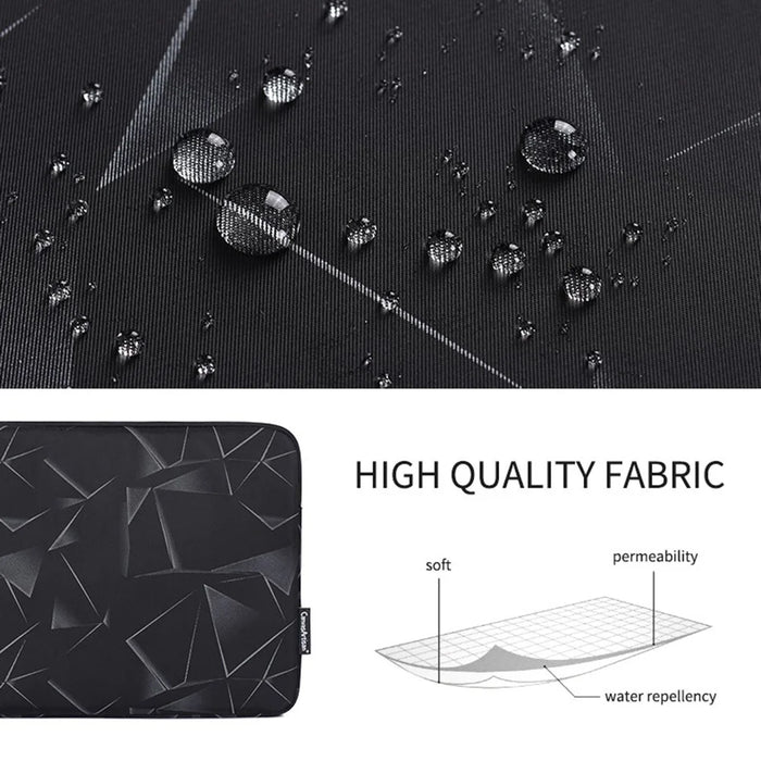 CANVASARTISAN H6-01 Triangle Geometric Printed Shockproof Sleeve Bag for 14-inch Laptops Portable Carry Case Anti-drop Notebooks Bag - 6