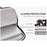 CANVASARTISAN H21-01 Fingers Pattern Printed Protective Sleeve Bag for 11-inch Laptops Portable Carry Case Slim Canvas Bag - 5
