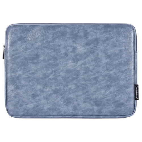 CANVASARTISAN L31-03 Anti-wear PU Leather Storage Bag for 15-inch Laptops Carry Case Portable Sleeve Bag - Blue - 1