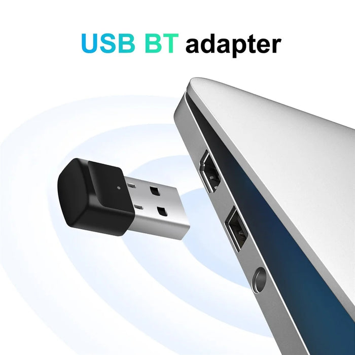 TX56 Bluetooth-compatible Adapter for PC Computer USB Transmitter Mini Wireless Ultra Small Bluetooth-compatible 5.0 Dongle for Phone Calling Transmit Audio - 2