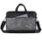 CANVASARTISAN L27-C22 15 inch Notebook Computer Bag Egypt Style Pattern Printing Laptop Storage Case Shoulder Bag with Front Pocket - Black - 1