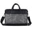 CANVASARTISAN L27-C22 14 inch Notebook Handbag Egypt Style Pattern Printing Laptop Bag Shoulder Bag with Front Pocket - Black - 3