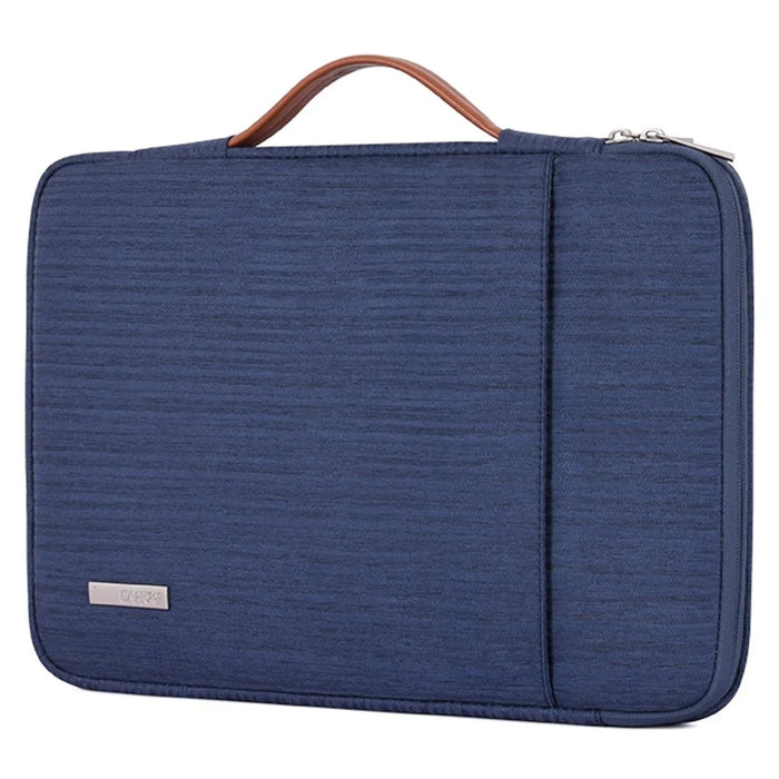 CANVASARTISAN K28-19 13-inch Laptop Sleeve Shockproof Notebook Zipper Case with Vertical Pocket - Blue - 2