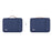 CANVASARTISAN K28-19 13-inch Laptop Sleeve Shockproof Notebook Zipper Case with Vertical Pocket - Blue - 7