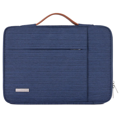 CANVASARTISAN K28-20 Notebook Sleeve for 13-inch Laptop Zipper Case with Horizontal and Vertical Pockets - Blue - 1