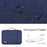 CANVASARTISAN K28-20 Notebook Sleeve for 13-inch Laptop Zipper Case with Horizontal and Vertical Pockets - Blue - 6