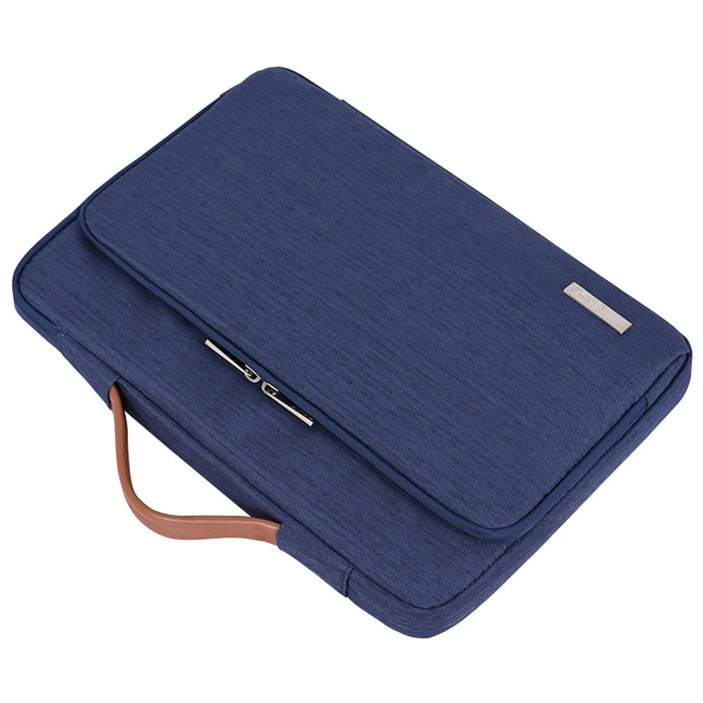 CANVASARTISAN K28-21 13-inch Laptop Protective Bag Shockproof Notebook Handbag with Horizontal Zipper Pocket - Blue - 3