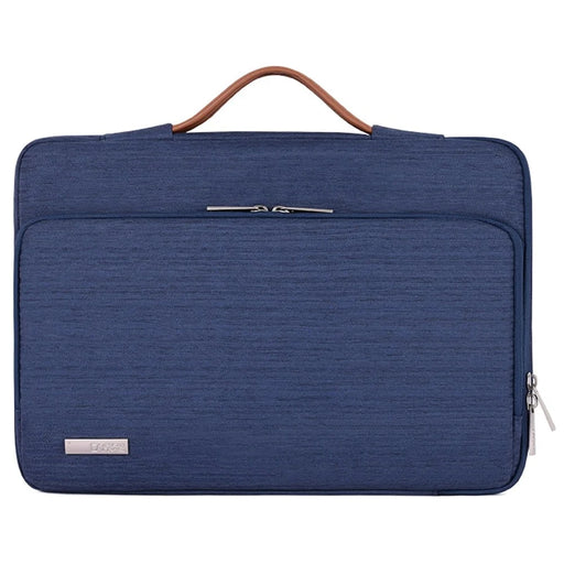 CANVASARTISAN K28-21 15-inch Laptop Briefcase Protective Bag Notebook Handbag with Horizontal Zipper Pocket - Blue - 1