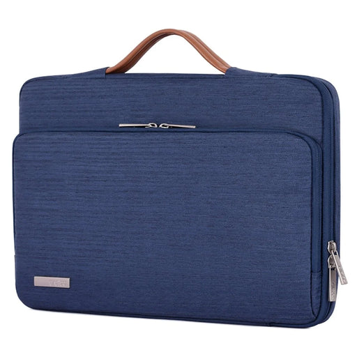 CANVASARTISAN K28-21 15-inch Laptop Briefcase Protective Bag Notebook Handbag with Horizontal Zipper Pocket - Blue - 2