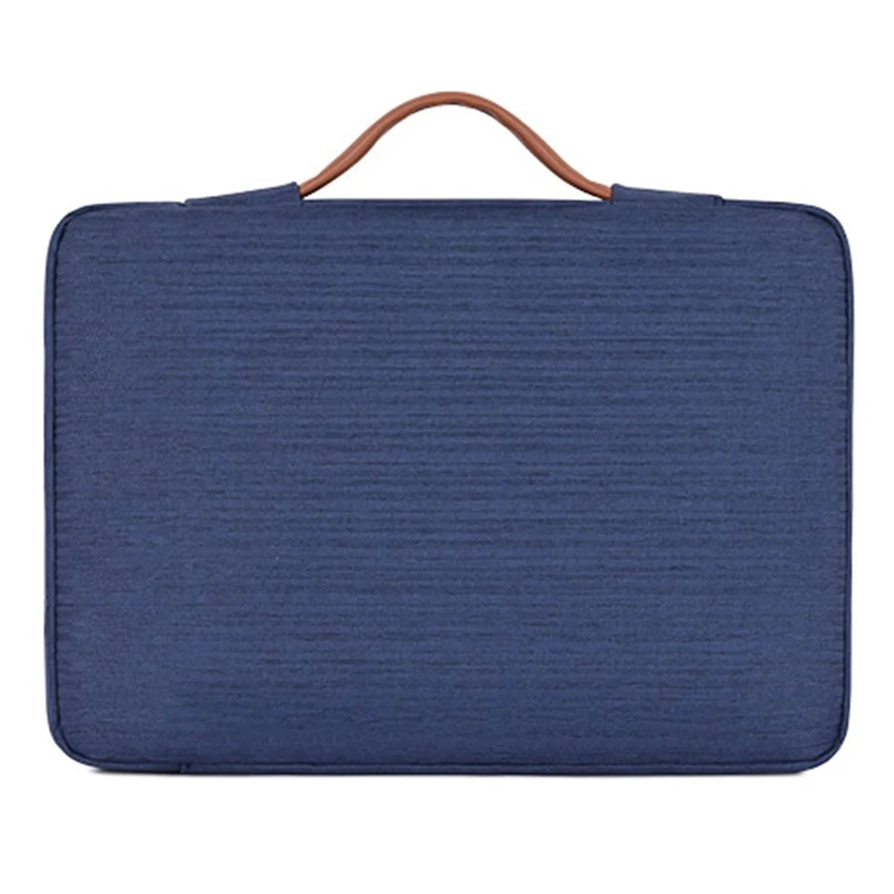 CANVASARTISAN K28-21 15-inch Laptop Briefcase Protective Bag Notebook Handbag with Horizontal Zipper Pocket - Blue - 4