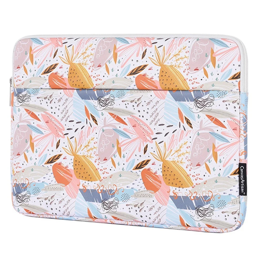 CANVASARTISAN G53-11 for 11-inch Notebook Patterned PU Soft Lining Laptop Protective Sleeve Bag with Horizontal-Opening Outer Slot - 3