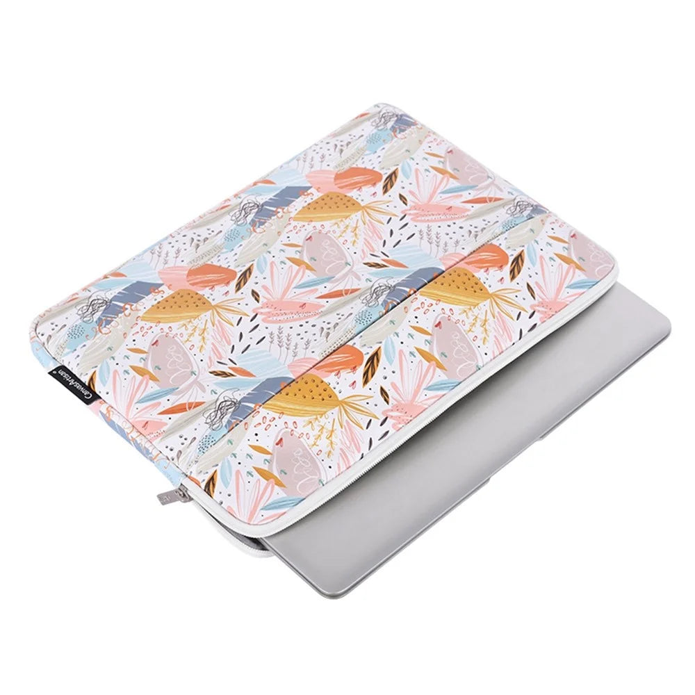 CANVASARTISAN G53-11 for 11-inch Notebook Patterned PU Soft Lining Laptop Protective Sleeve Bag with Horizontal-Opening Outer Slot - 5