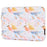 CANVASARTISAN G53-T0121 for 14-inch Notebook Flowered Patterned Anti-Drop Laptop Protective Bag Water Repellent Zippered PU Case Pouch + Small Bag Set - 2
