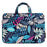 CANVASARTISAN H30-B01 Colorful Big Leaf Pattern 15-inch Zipper Laptop Bag Computer Notebook Carrying Pouch Handbag - Blue - 1